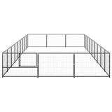 Psasta vidaxl psa 27 m² jeklena črna