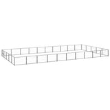 Vidaxl Dog Kennel 50 m² stål sort