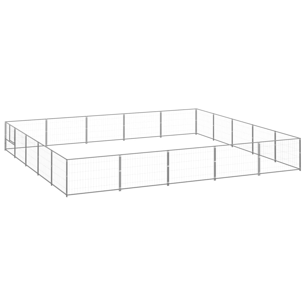 Psaste vidaxl psa 25 m² jekleno srebrno obarvano