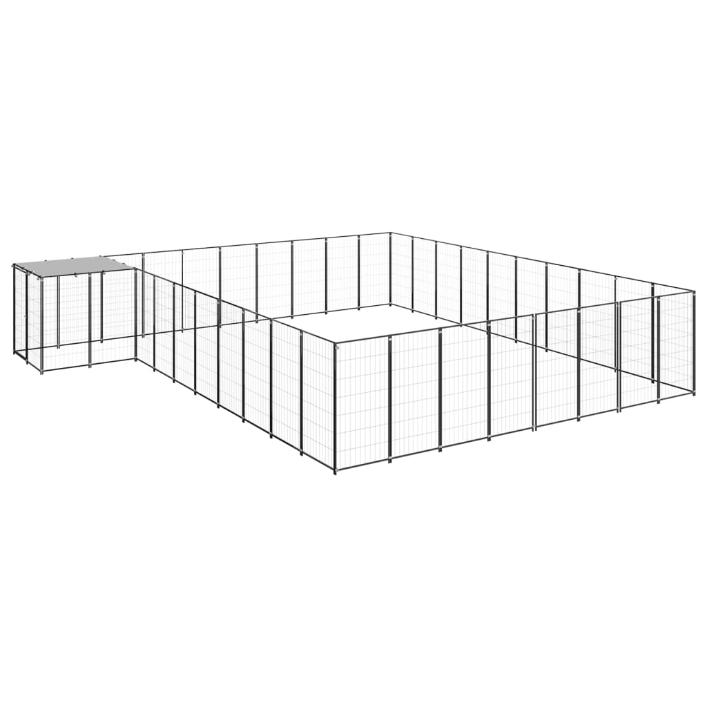 Psarna vidaxl psa 25,41 m² jeklena črna