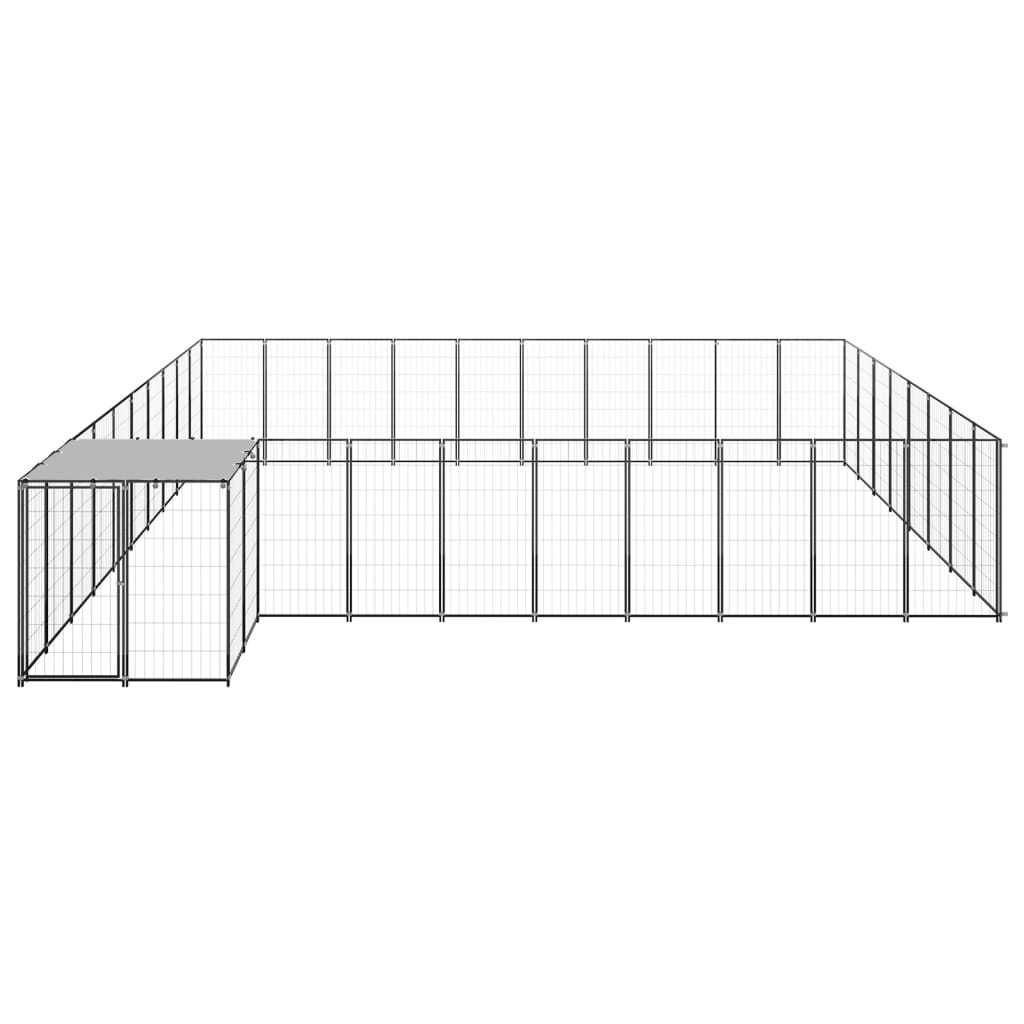 Psarna vidaxl psa 25,41 m² jeklena črna