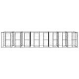 VidaXL Dog Kennel 19.36 m² Steel