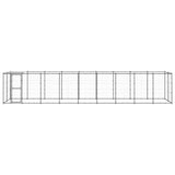 Vidaxl Dog Kennel con tetto 21,78 m² acciaio