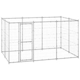 Caseta para perros VidaXL 7,26 m² acero galvanizado