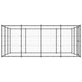VidaXL Dog Kennel 14.52 m² Steel
