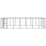 Vidaxl Dog Kennel 33,88 m² ocel