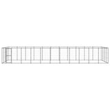 Vidaxl -Hundezwinger 53,24 m² Stahl