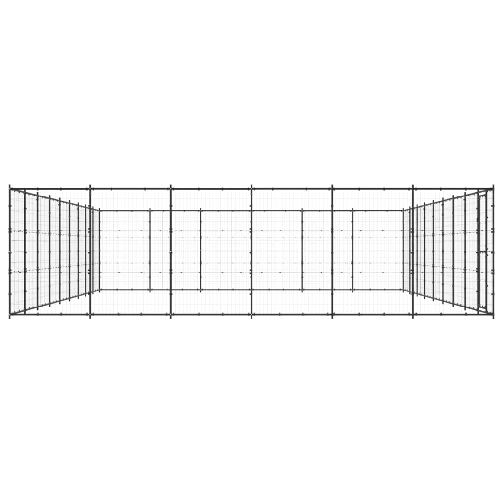 VidaXL Dog Kennel 65.34 m² Steel