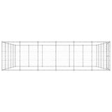 Psarna psa Vidaxl 36,3 m² pocinkano jeklo