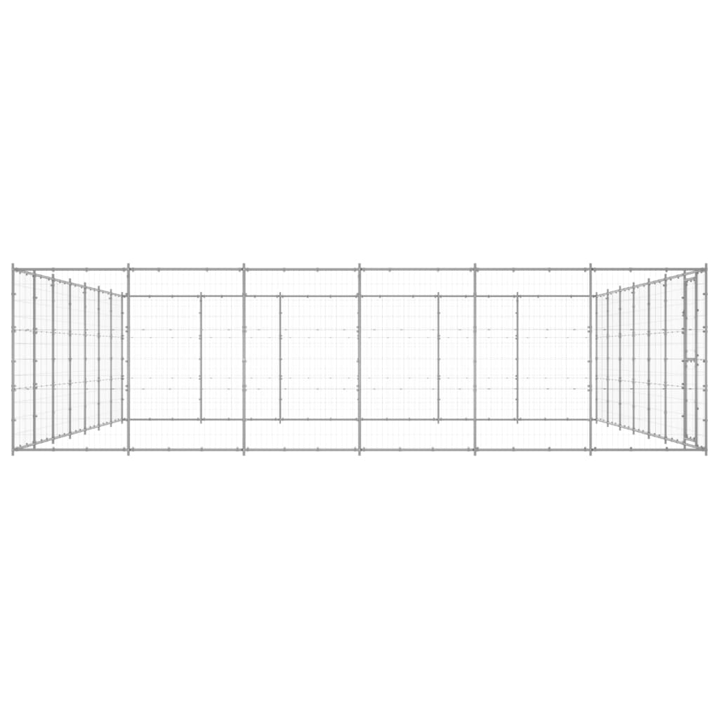 Buda dla psa VidaXL 50,82 m², stal ocynkowana
