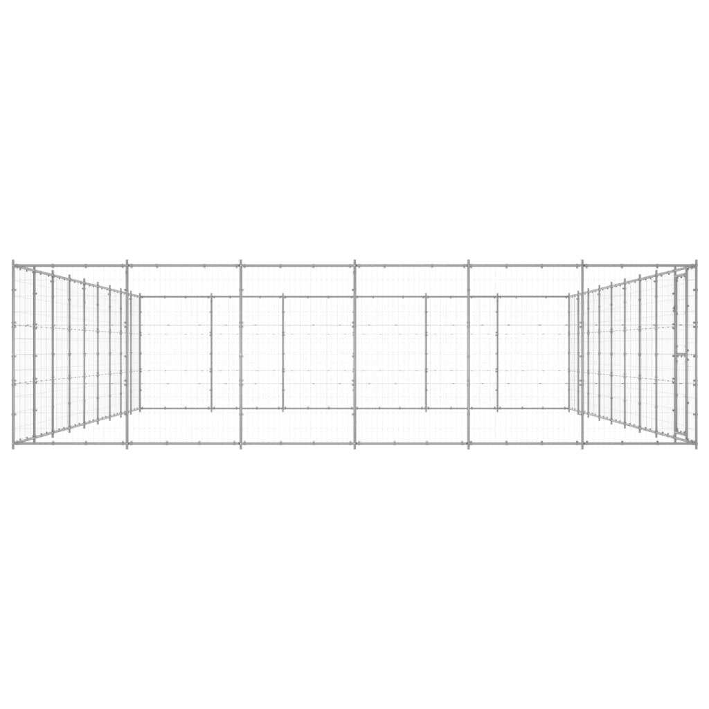 Buda dla psa VidaXL 65,34 m², stal ocynkowana