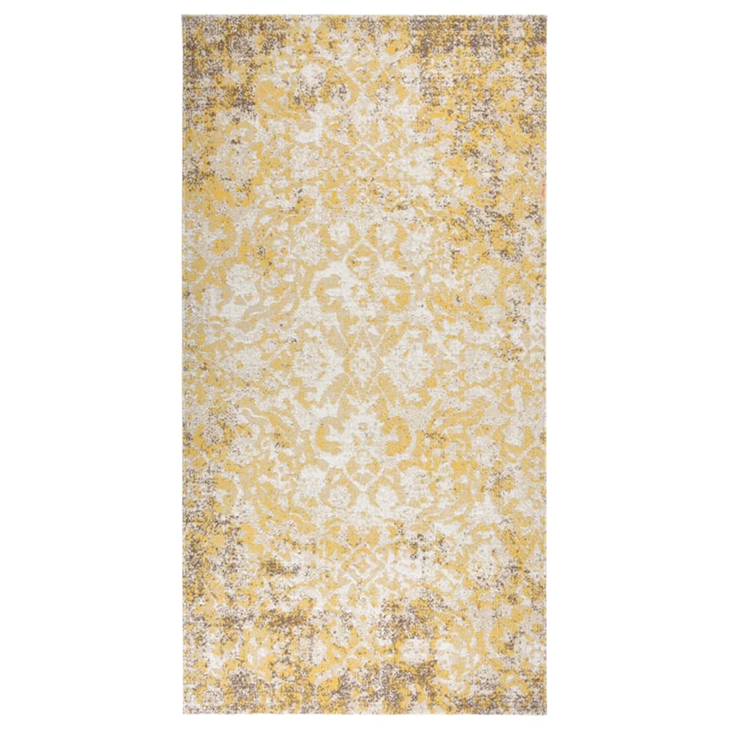 Vidaxl outside rug flat woven 80x150 cm yellow