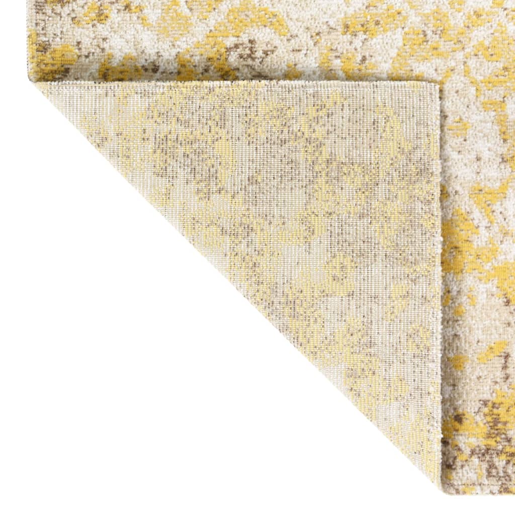 Vidaxl outside rug flat woven 80x150 cm yellow