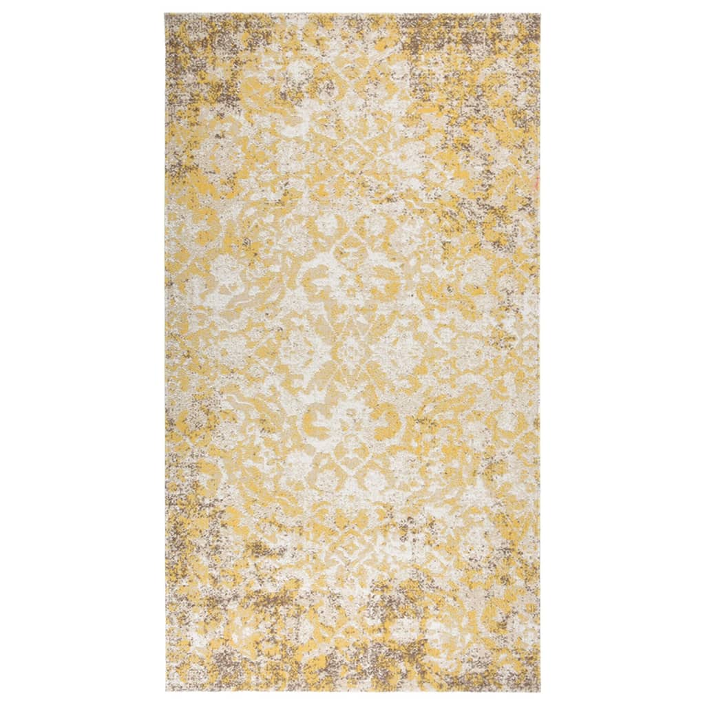 Vidaxl RUG FUERA FLA -WOUN 115X170 CM Amarillo