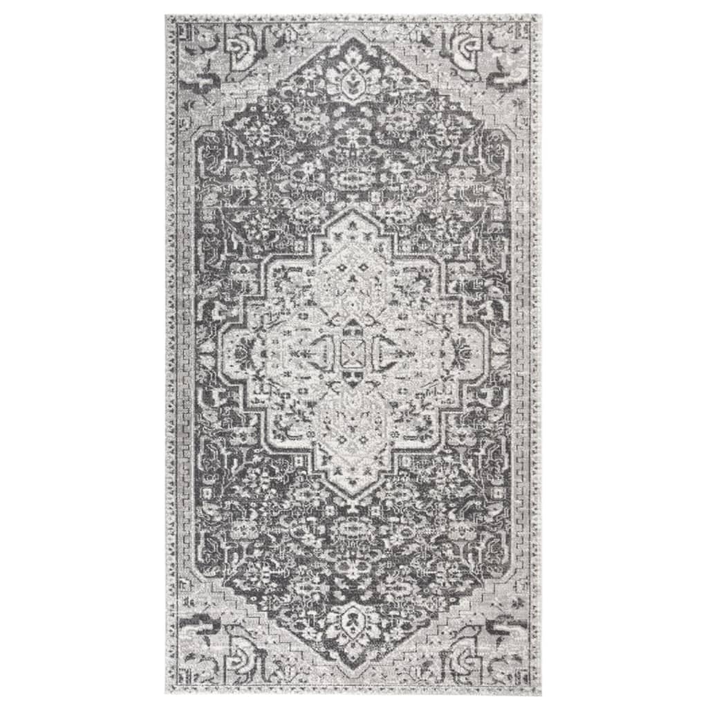 Vidaxl uden for tæppet fladtvævet 115x170 cm lysegrå