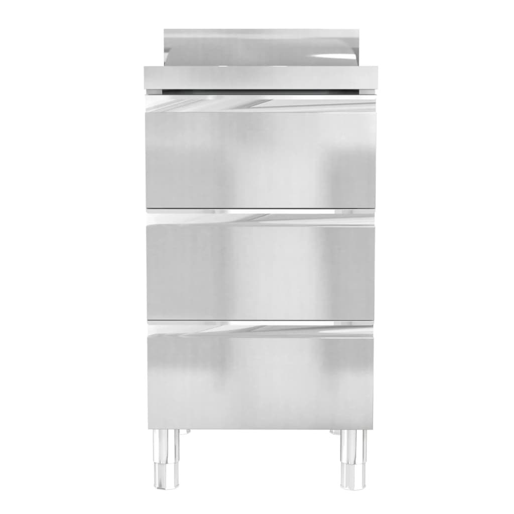 Vidaxl kitchen cabinets Commercial 2 st stainless steel