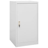 Armoire de selle Vidaxl 53x53x105 cm gris clair en acier