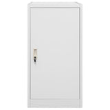 Armoire de selle Vidaxl 53x53x105 cm gris clair en acier