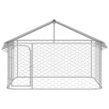 Vidaxl dog kennel for outside with roof 200x200x150 cm