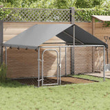 Vidaxl Chienne Kennel pour l'extérieur avec toit 200x200x150 cm