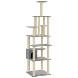 Vidaxl Cat Scraping Post med sisal skrabende stolper 183 cm lysegrå