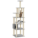 Vidaxl Cat Scraping Post med sisal skrabende stolper 183 cm lysegrå