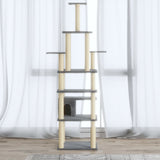 Vidaxl Cat Scraping Post med sisal skrabende stolper 183 cm lysegrå