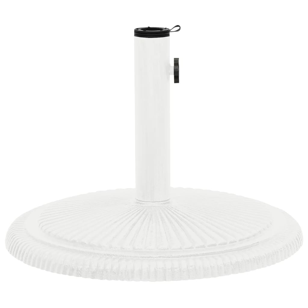 Vidaxl Parasol foot 45x45x30 cm Cast iron White