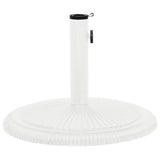 Vidaxl Parasol foot 45x45x30 cm Cast iron White