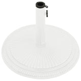 Vidaxl Parasol foot 45x45x30 cm Cast iron White