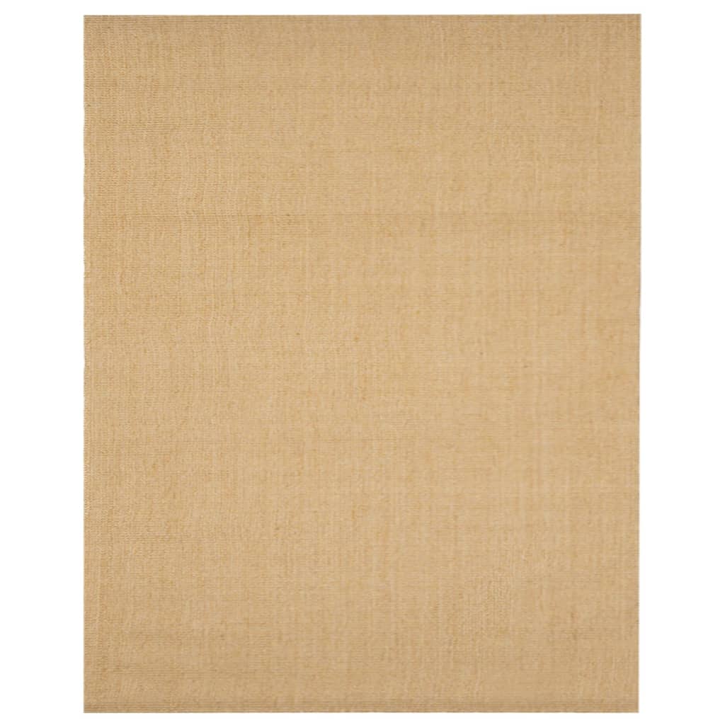 Vidaxl rug 80x100 cm natierlech Sisal