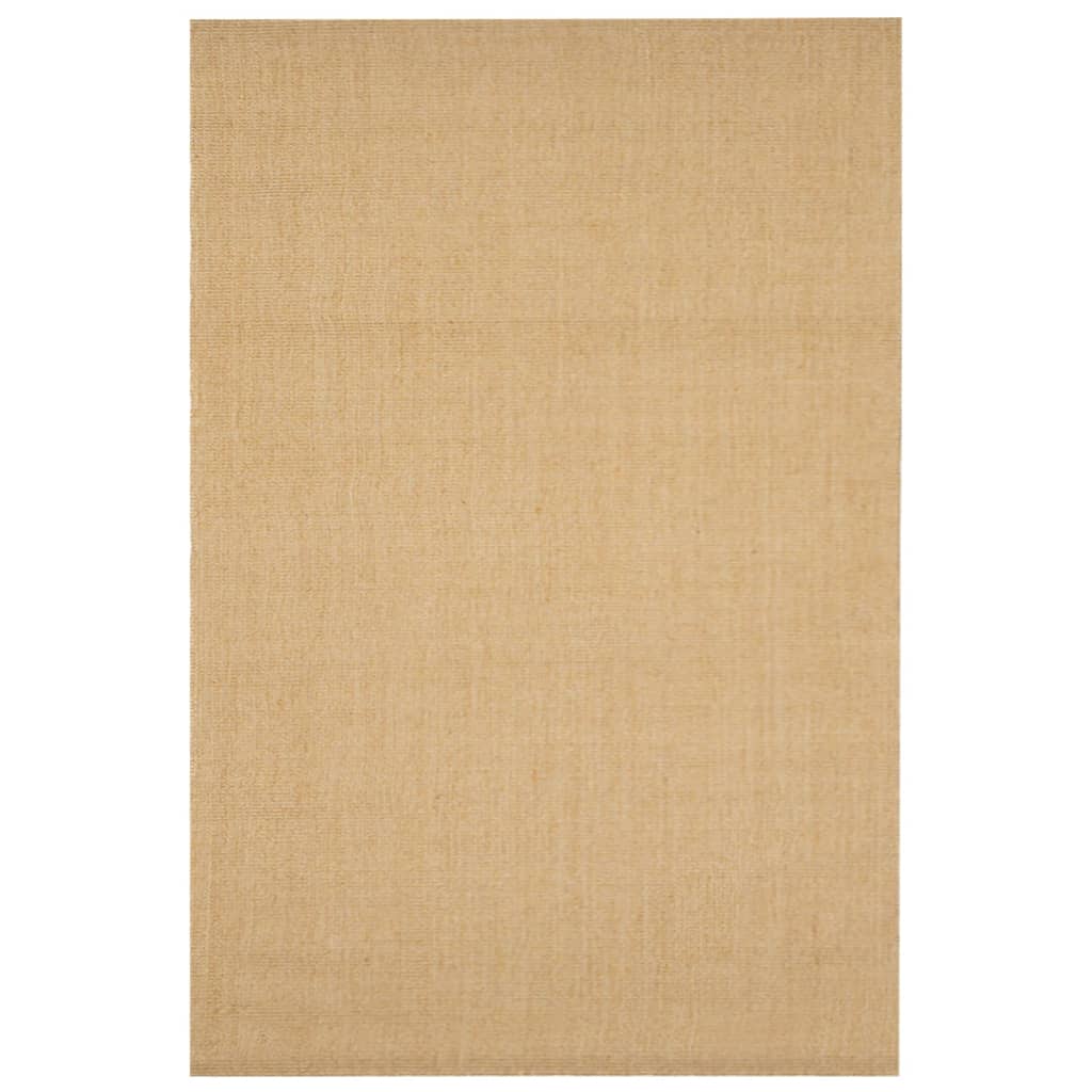 Vidaxl tappeto 100x150 cm naturale sisal