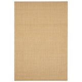 Vidaxl tappeto 100x150 cm naturale sisal