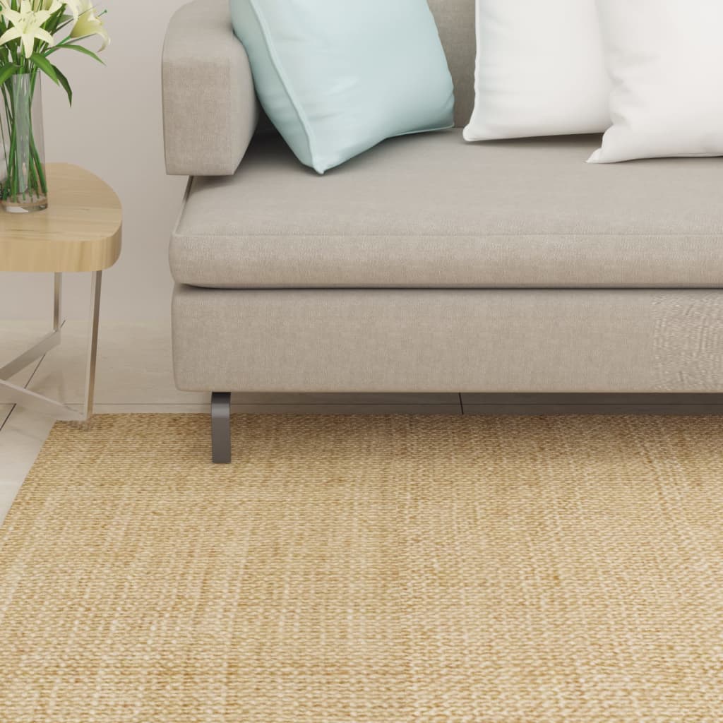 Vidaxl rug 100x350 cm natierlech Sisal