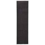 VidaXL Rug 66x250 cm Natural Sisal Black