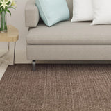 Vidaxl rug 80x250 cm natural sisal brown