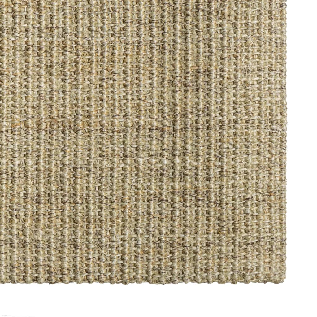 Vidaxl preproga 80x300 cm naravna sisal zelena