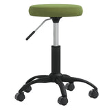 Vidaxl massage stool velvet light green