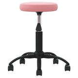 Vidaxl massage stool velvet pink