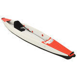 Vidaxl kayak inflatable 375x72x31 cm polyester red