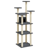 Vidaxl Cat Miwwelen mat Sisal kraazend Posts 171 cm donkel gro