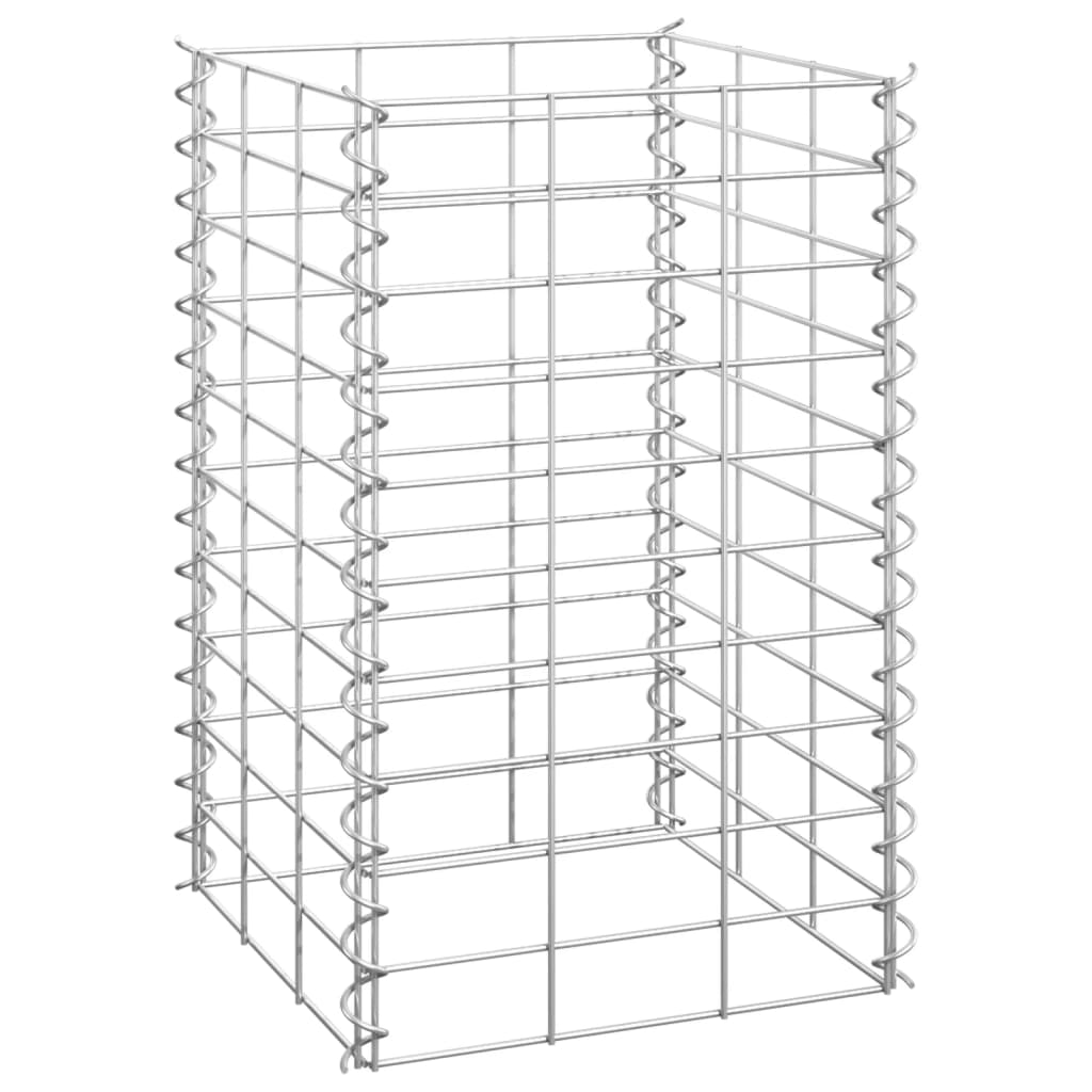 Vidaxl gabion planters 3 pcs raised 30x30x50 cm iron