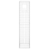 VidaXL Schanskorf pole 40x40x180 cm iron