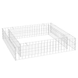 Vidaxl Gabion Fiorter ha raccolto acciaio zincato 100x100x20 cm