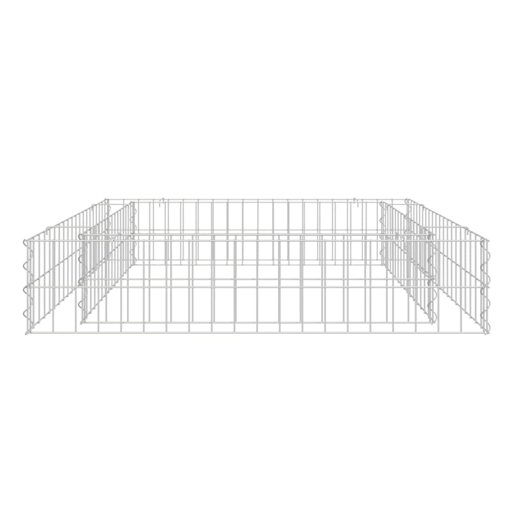 Vidaxl Gabion Fiorter ha raccolto acciaio zincato 100x100x20 cm