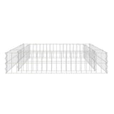 Vidaxl Gabion Fiorter ha raccolto acciaio zincato 100x100x20 cm