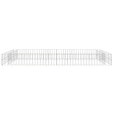 Vidaxl Gabion Planilnik je dvignil 200x100x20 cm pocinkano jeklo