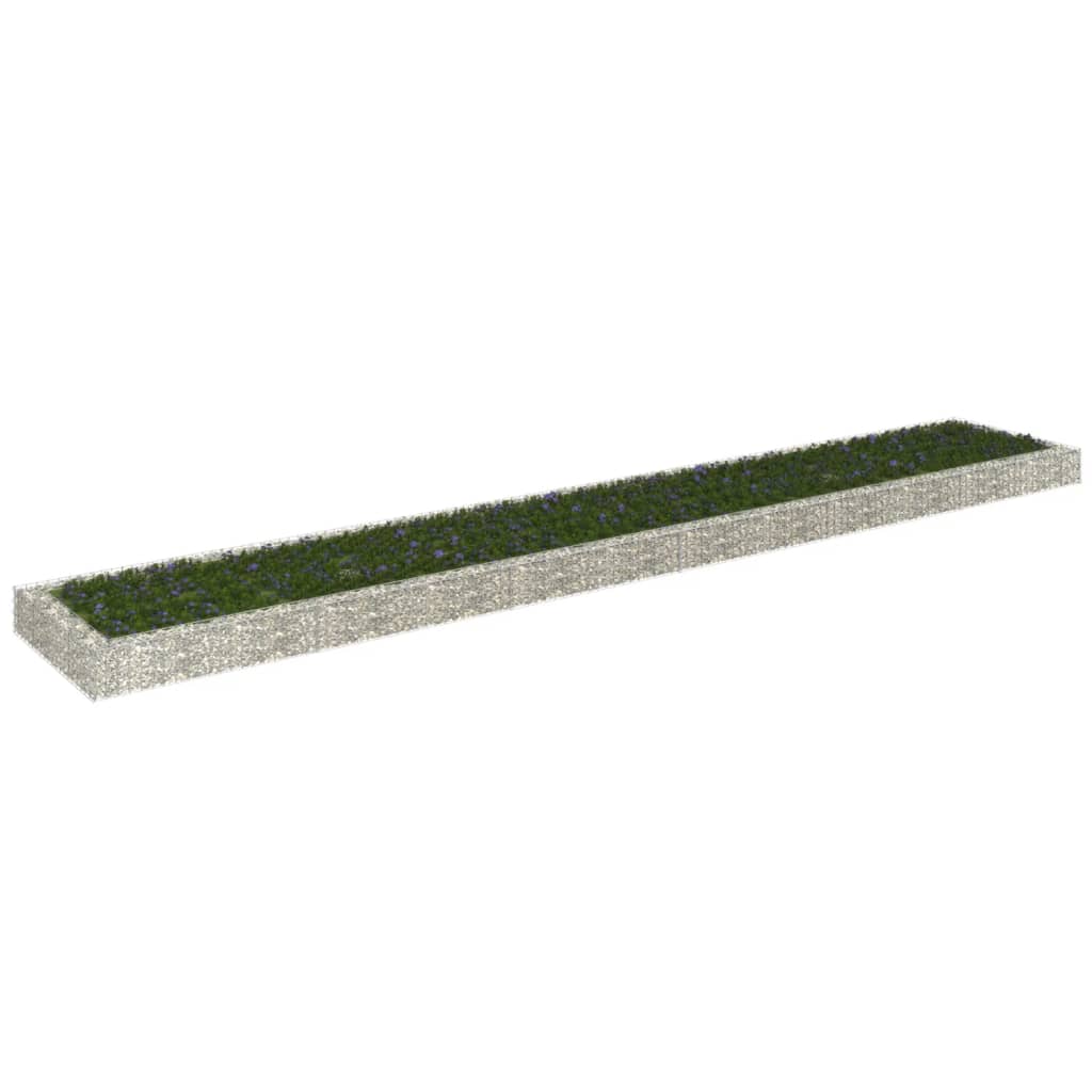 Vidaxl Gabion Fiorter ha raccolto acciaio zincato 600x100x20 cm