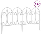 Vidaxl Gazon edges 17 st 10 m Polypropene white
