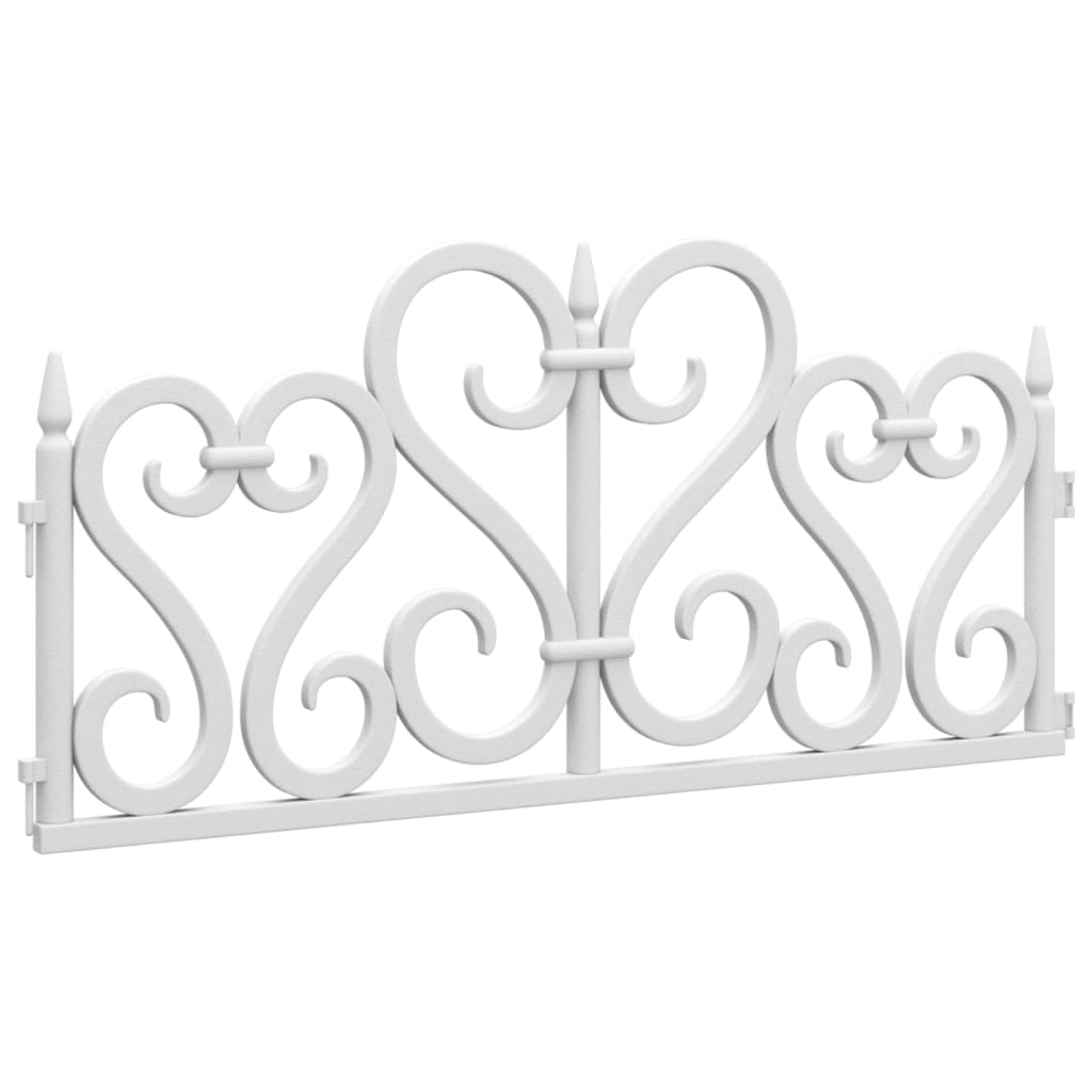 Vidaxl Gazon edges 17 st 10 m Polypropene white